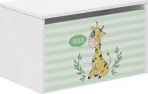 Wood Dětský box na hračky  - Žirafka