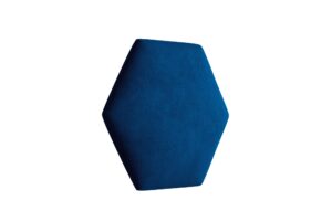 Eka Čalouněný panel Hexagon   - Tmavá modrá 2331