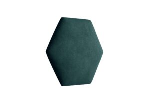 Eka Čalouněný panel Hexagon   - Tmavá zelená 2328