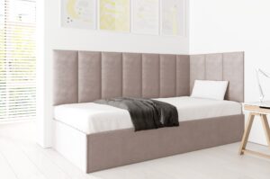 Eka Čalouněná postel Lucy s čalouněnými panely ZDARMA - 90x200 cm :