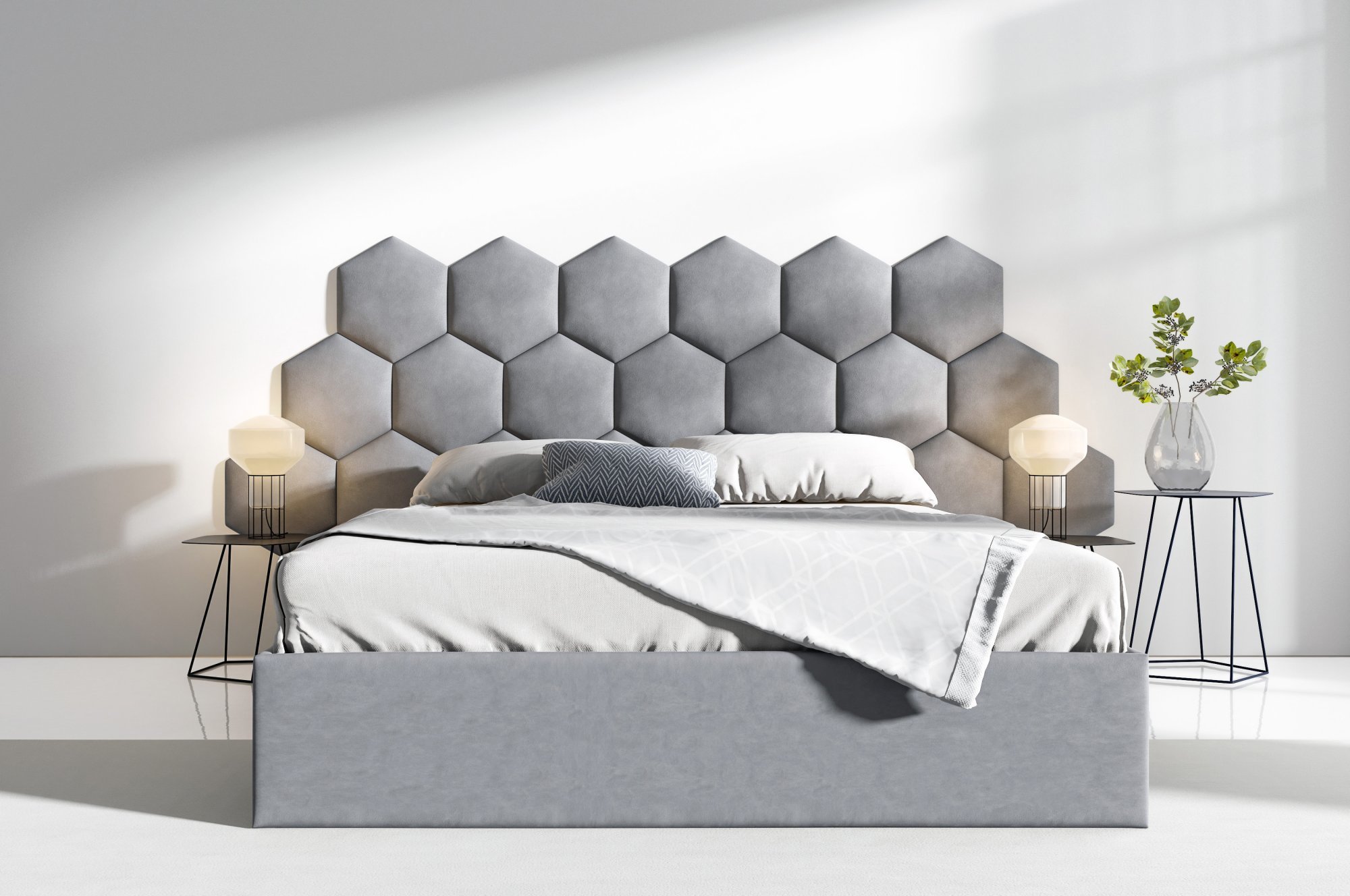 Eka Čalouněná postel Lucy 3 - 140x200 cm :