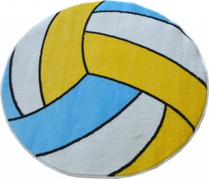 Dětský koberec - Volejbalový míč - 100 x 100 cm