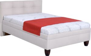 Čalouněná postel Anabel s úložným prostorem a matrací Rozměr: 90x200 cm