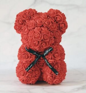 Luc Červený Medvídek z růží –