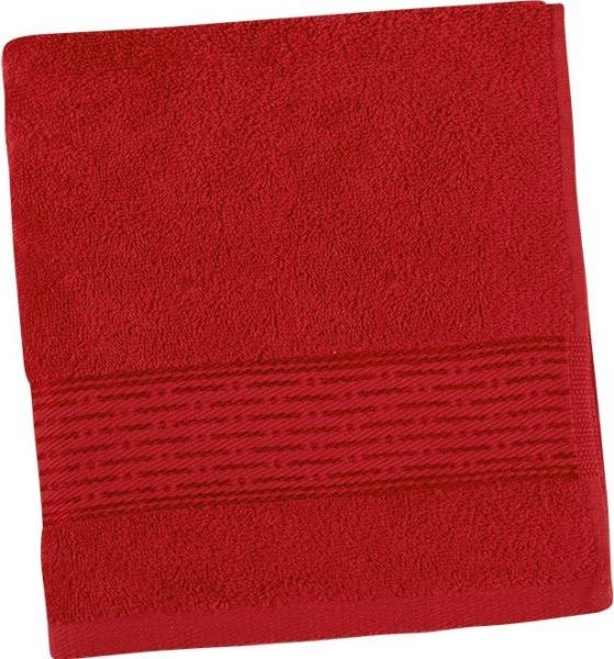 VER Froté ručník Lucie 450g červená Rozměr: 50x100 cm